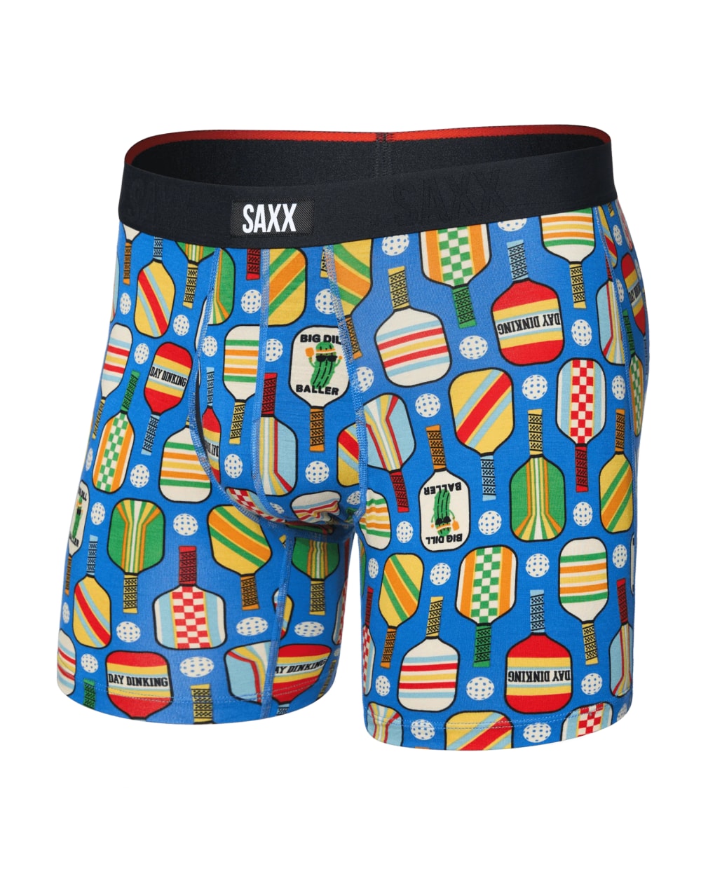 Saxx Vibe Xtra Soft Comfort Boxer Brief - Day Dinking-Bold Blue