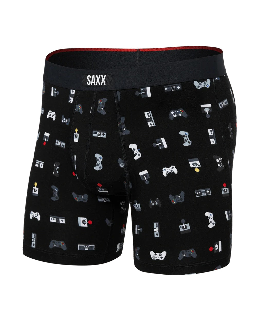 Saxx Vibe Xtra Soft Comfort Boxer Brief - Gamer Black