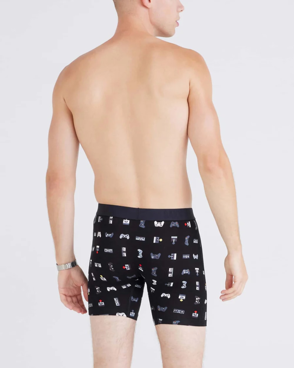 Saxx Vibe Xtra Soft Comfort Boxer Brief - Gamer Black
