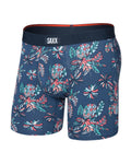 Saxx Vibe Xtra Soft Comfort Boxer Brief - Pineapple Tropic-Indigo