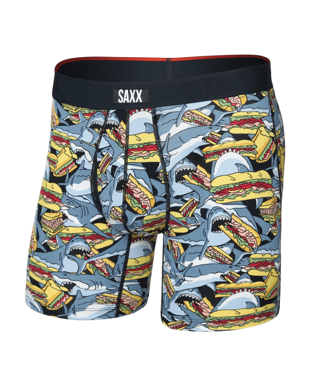 Saxx Vibe Xtra Soft Comfort Boxer Brief - Shark Sub-Grey