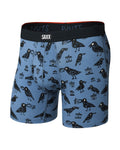 Saxx Vibe Xtra Soft Comfort Boxer Brief - Protect The Nuts-Blue Horizon
