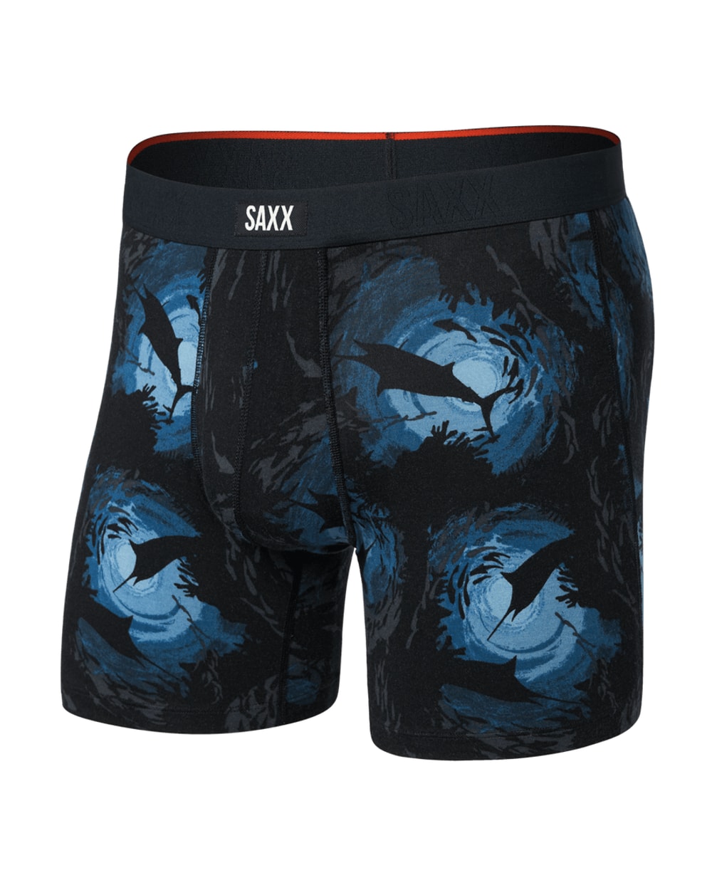 Saxx Vibe Xtra Soft Comfort Boxer Brief - Sun Day School Navy