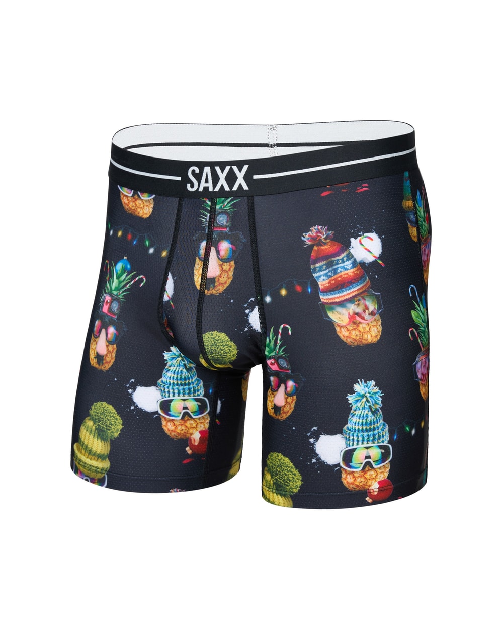 SAXX Volt Boxer Brief Deck the Pineapples front