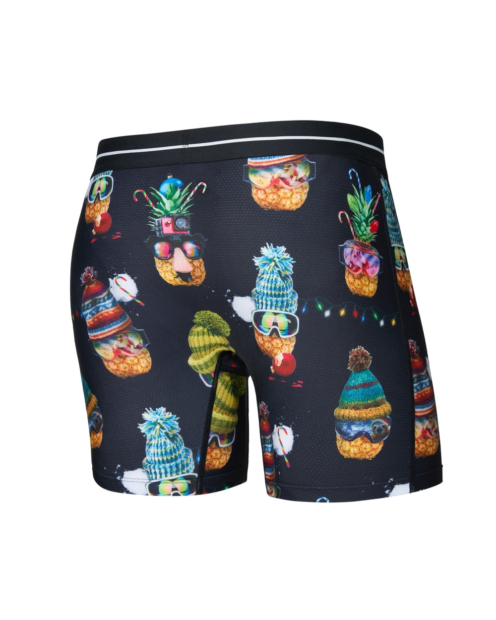 SAXX Volt Boxer Brief Deck the Pineapples back
