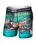 Saxx Volt Breathable Mesh Boxer Brief - TGI Guyday Green, front flat