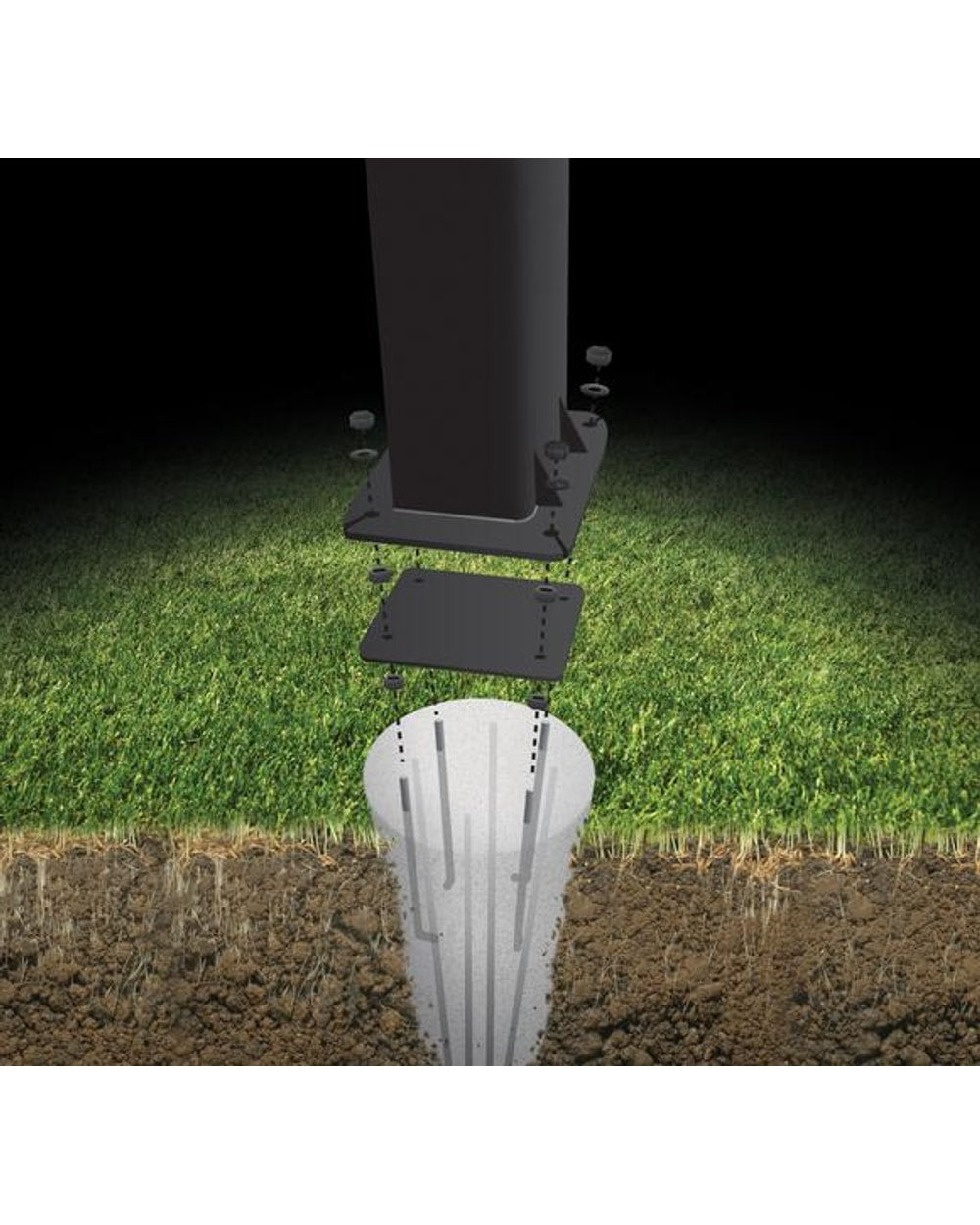 Silverback SB54 54" In-Ground Basketball System