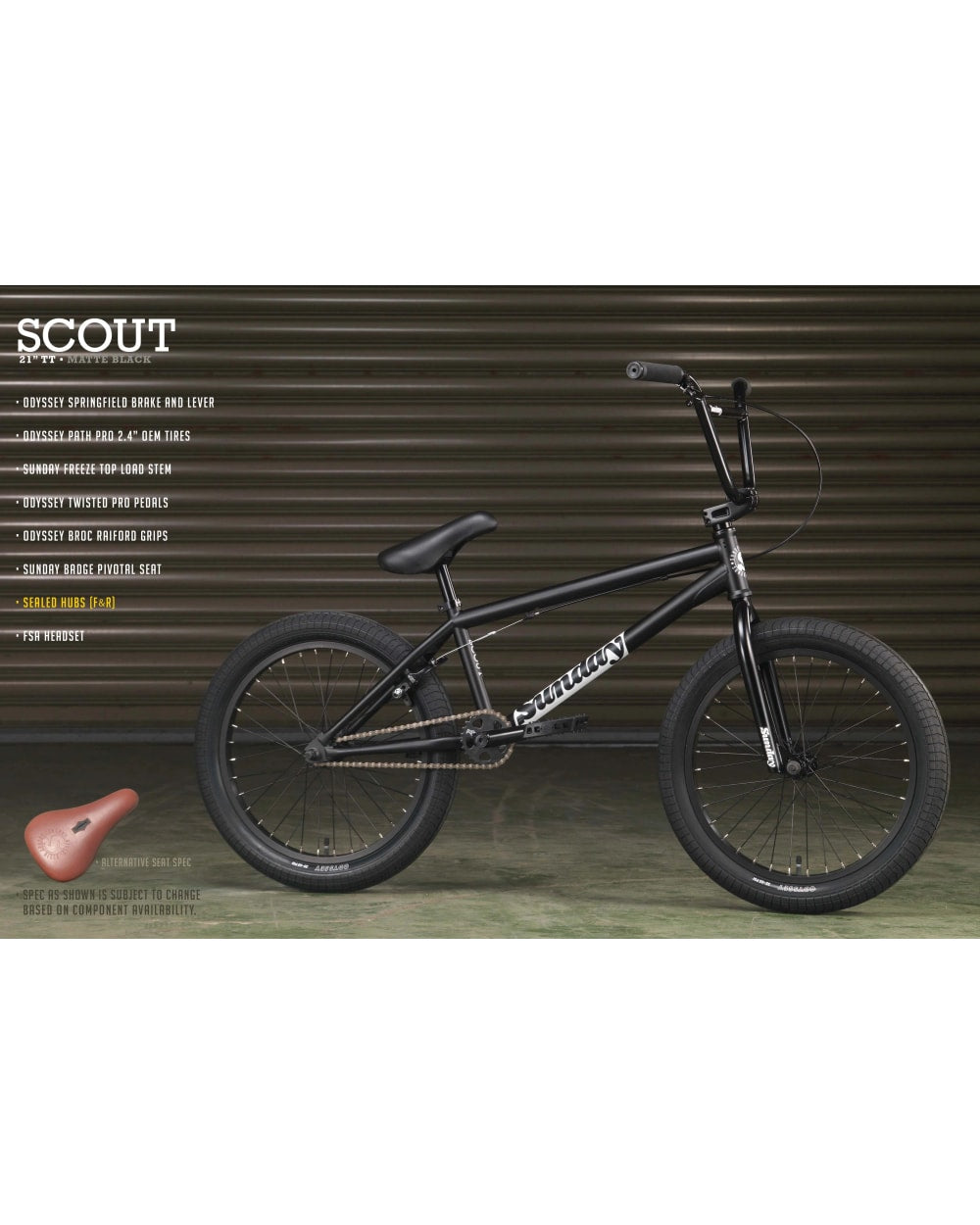 Sunday Scout 21" Bmx Bike
