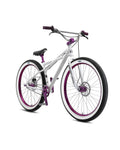 SE Monster Quad 29" BMX bike in Arctic White, three-quarter front view