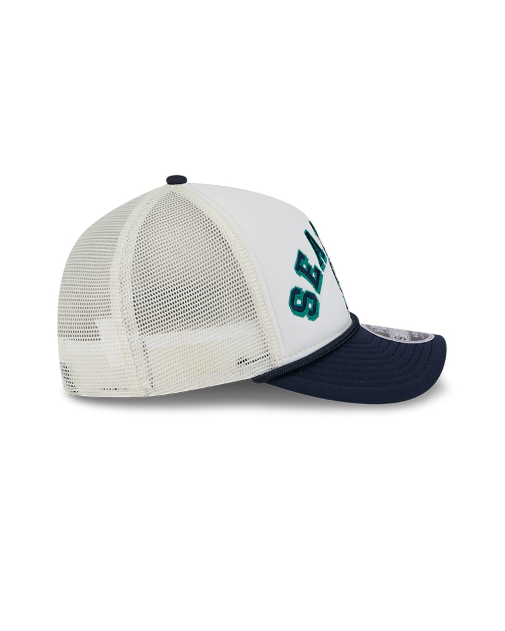 Seattle Mariners Chrome Arch 9FORTY M-Crown A-Frame Trucker Hat