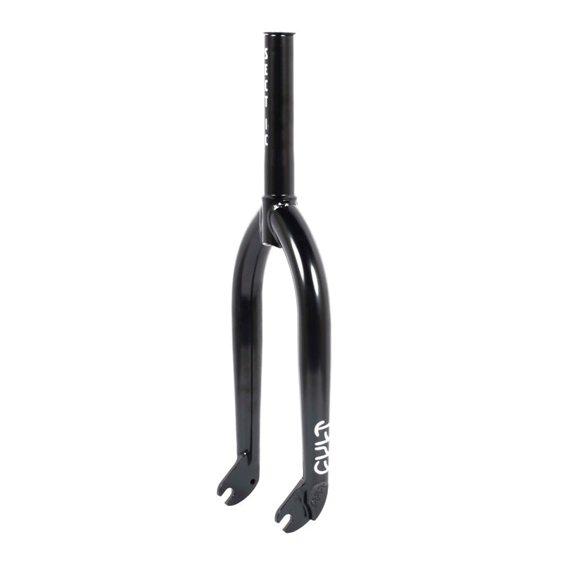 Cult Sect V4 Fork 28mm Black - Black, front view