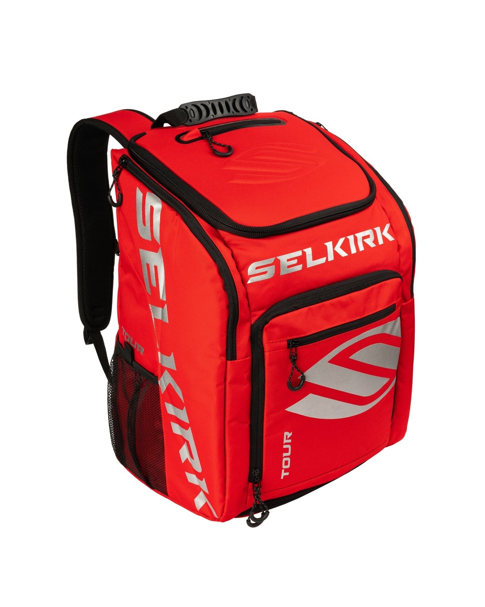 Selkirk Core Line Tour Pickleball Backpack - Red, front angled view
