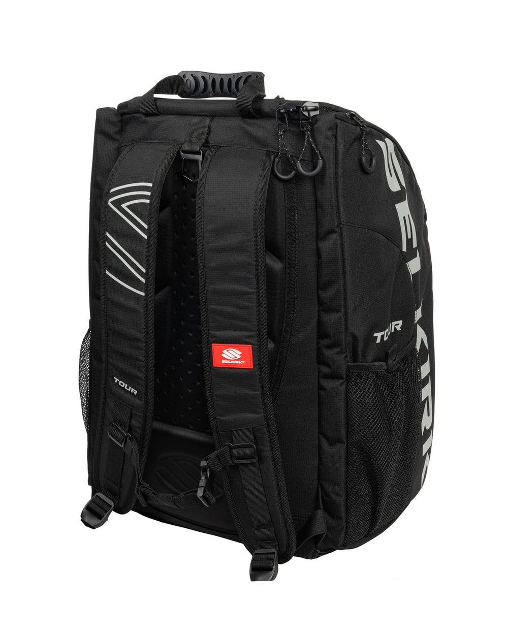 Selkirk Core Line Tour Pickleball Backpack - Black, back view