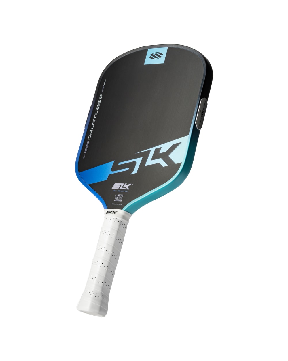 Selkirk SLK Dauntless Widebody Pickleball Paddle - Oasis, angled view