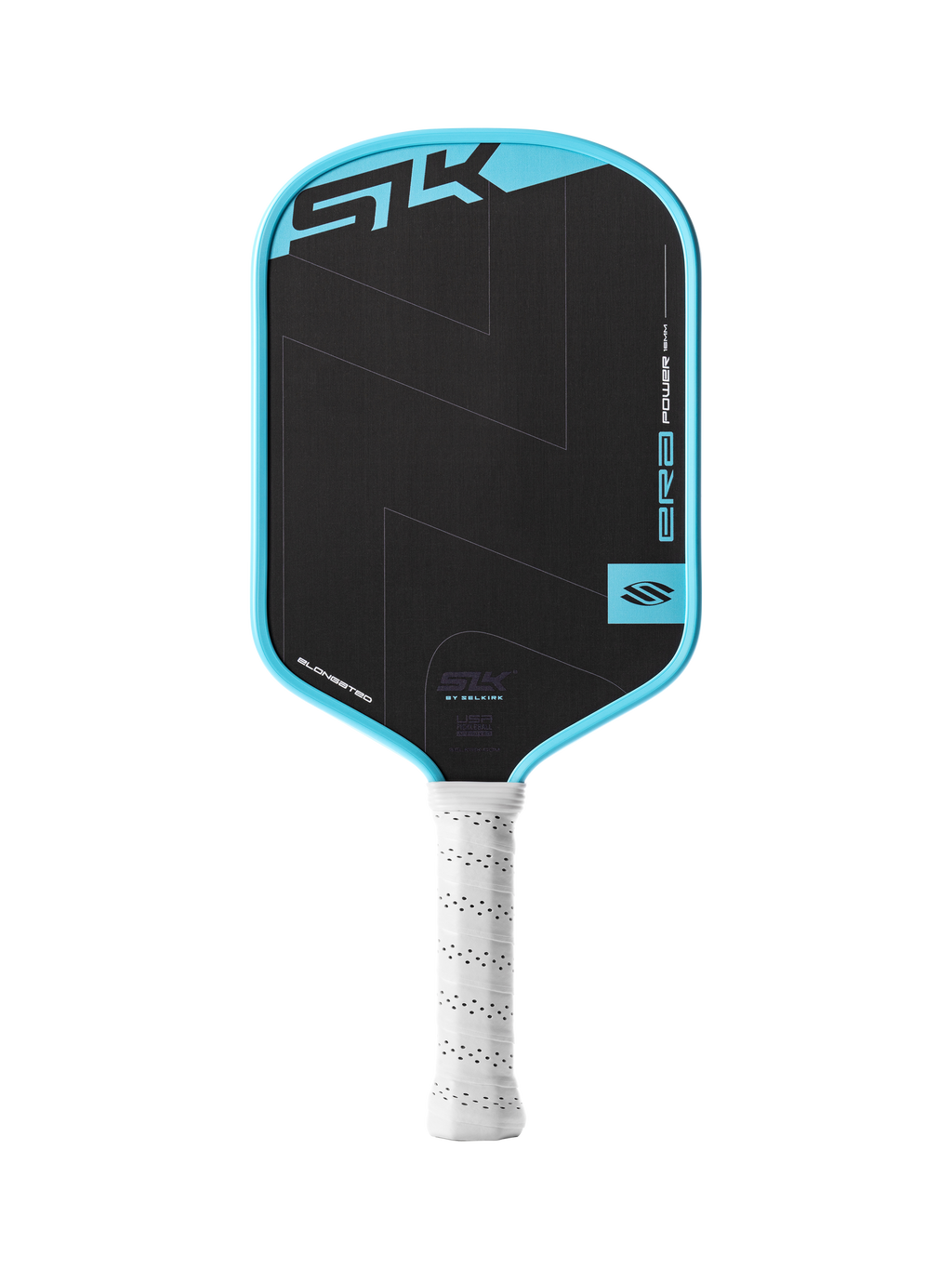 Selkirk SLK ERA Power Elongated Pickleball Paddle - Cyan, front view