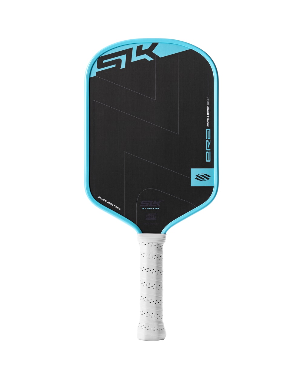Selkirk SLK ERA Power Elongated Pickleball Paddle - Cyan, front view