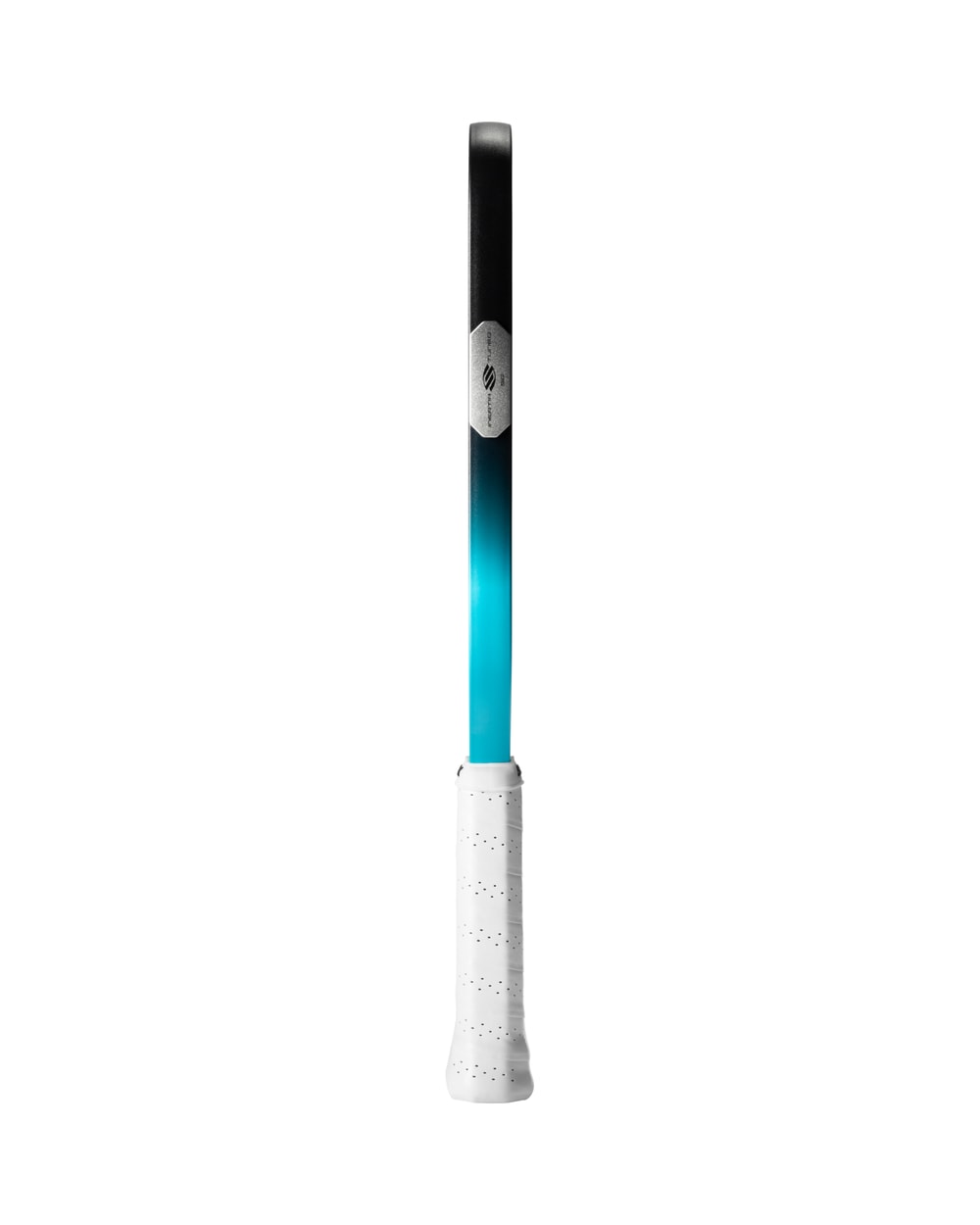 Selkirk SLK Geo Elongated Pickleball Paddle - Cyan, side view