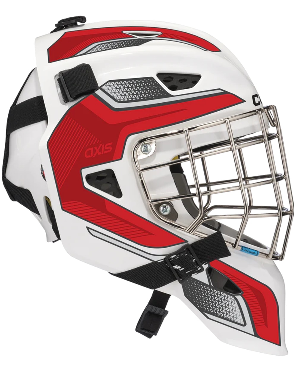 Senior Axis F5 Decal Goalie Mask
