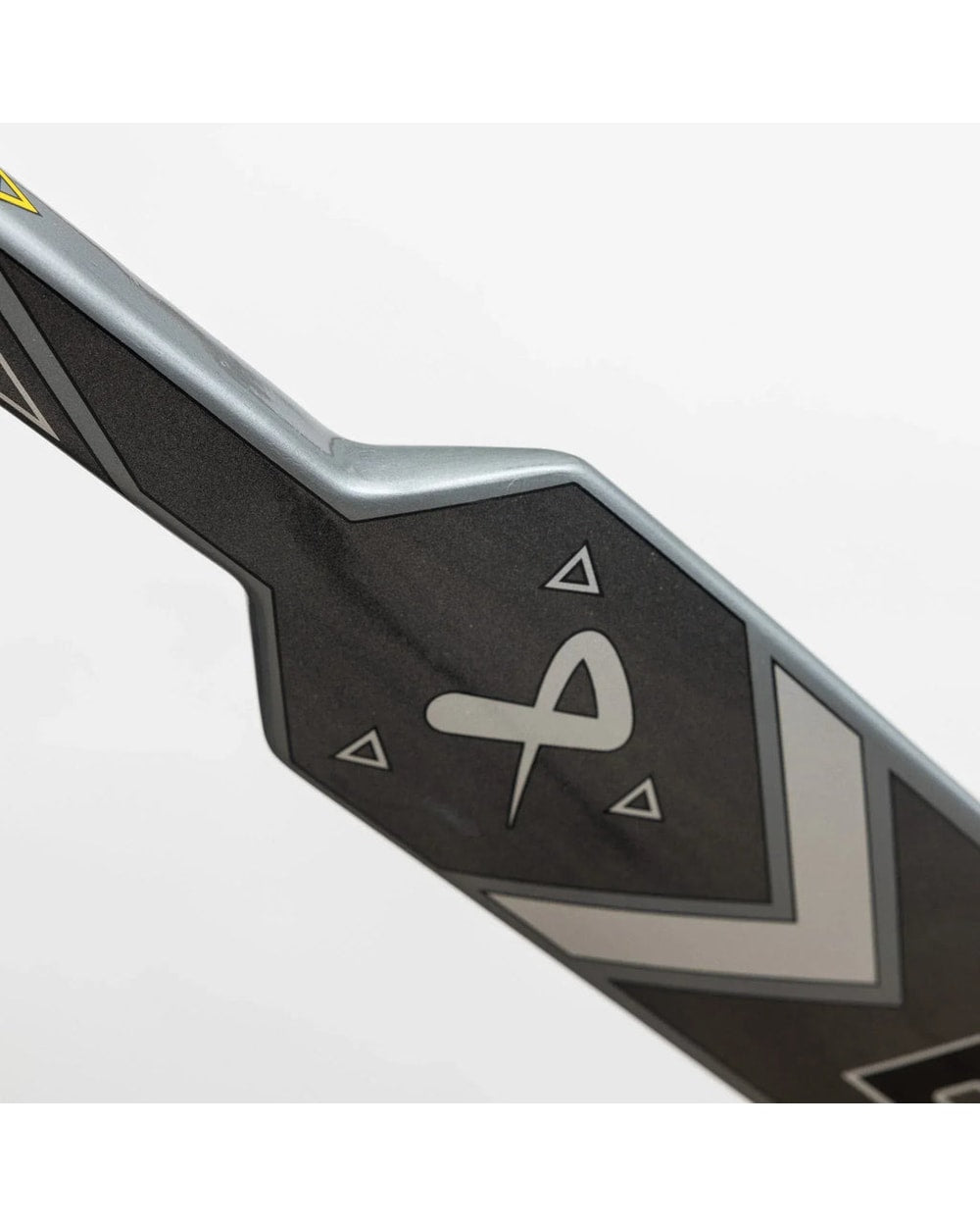 Senior Supreme M50 Pro Goalie Stick - 2024, Black, paddle detail