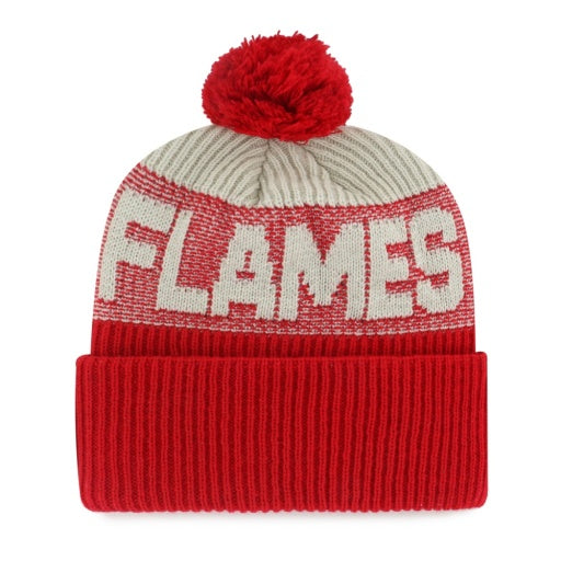 47 Brand NHL Bone Chill Cuffed Knit Toque - Calgary Flames, alternate view