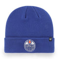 47 Brand NHL Vintage Logo Raised Cuffed Knit Toque - Edmonton Oilers 1979, front view
