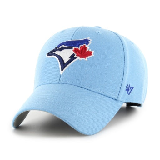 '47 Brand Toronto Blue Jays Columbia Clean Up Cap - Columbia blue, front view
