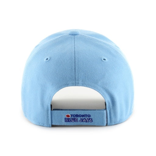 '47 Brand Toronto Blue Jays Columbia Clean Up Cap - Columbia blue, back view
