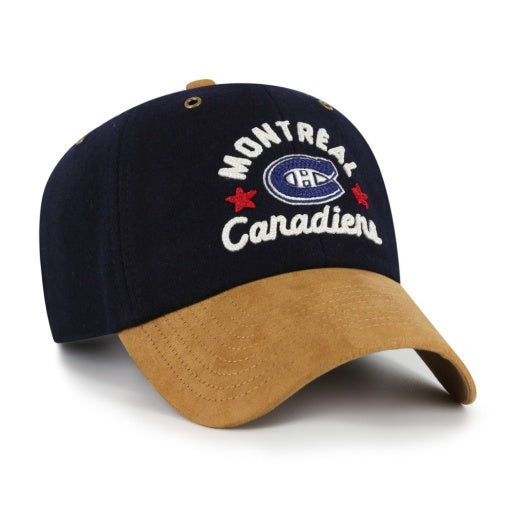 47 Brand NHL HPD Clean Up Hat - Montreal Canadiens, angled front view