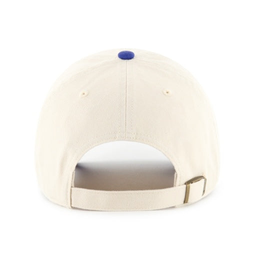 '47 Brand Toronto Blue Jays Clean Up Cap - Natural/Royal Blue two tone, back view