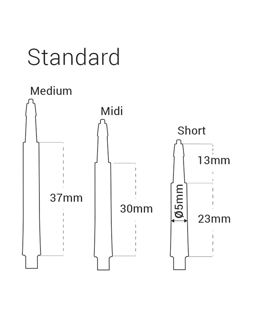 SHAFT GRAPHLITE MIDI