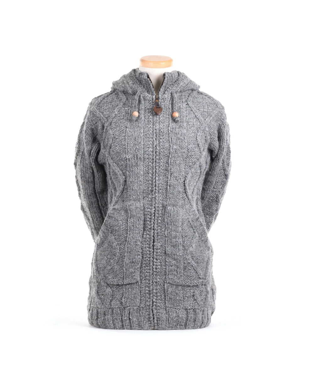 Lost Horizons Women's Shannon Sweater - Heather Grey, front view