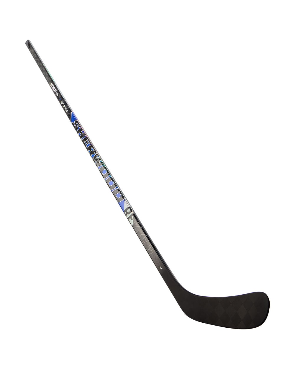 Sherwood Rekker Morph Pro Blue Senior Hockey Stick, blade detail