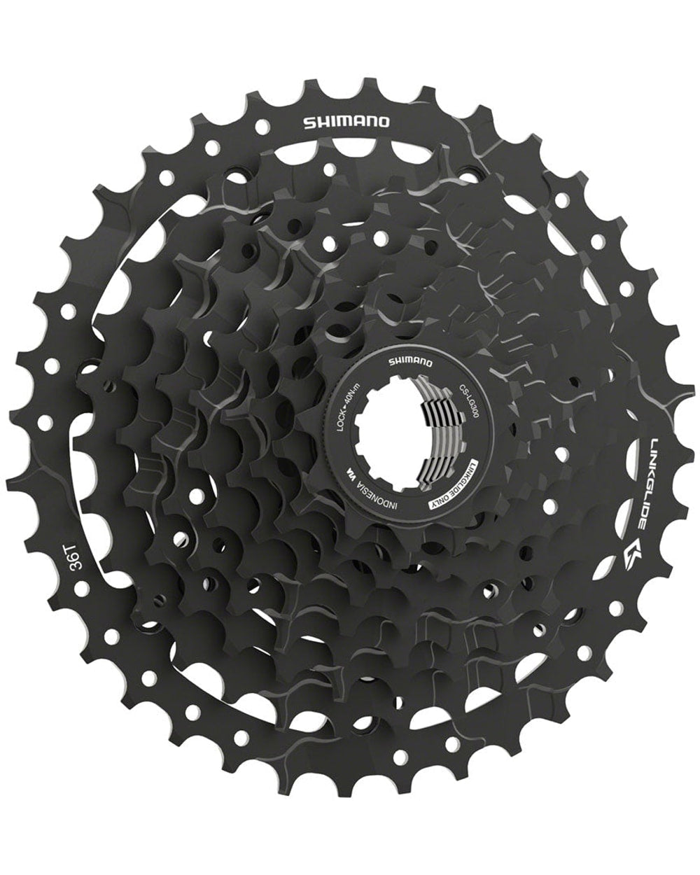 Shimano CUES CS-LG300-9 Cassette 11-36T detail