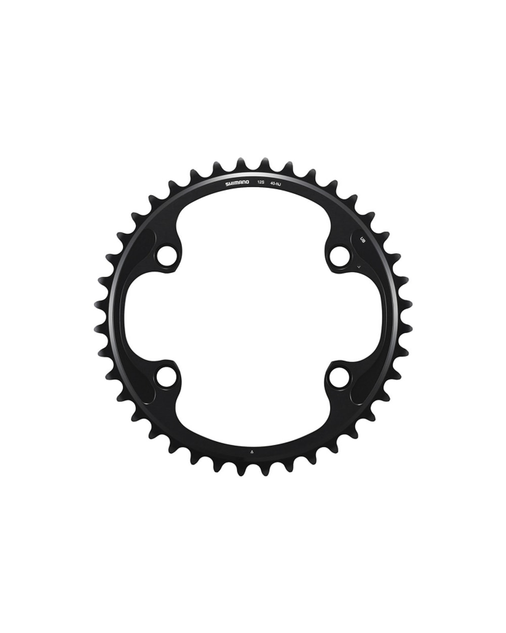Shimano Dura-Ace FC-R9200 40T chainring, front view