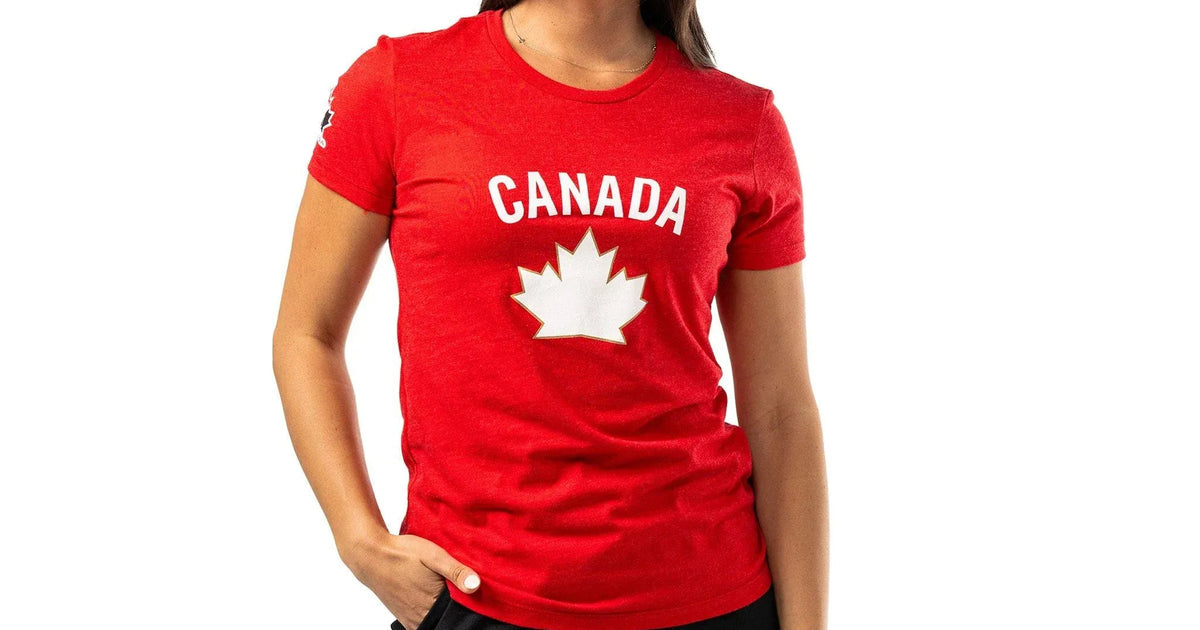 Bauer Team Canada Women's Short Sleeve Graphic Tee Red