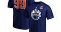Fanatics Edmonton Oilers Authentic Stack N & N Gretzky