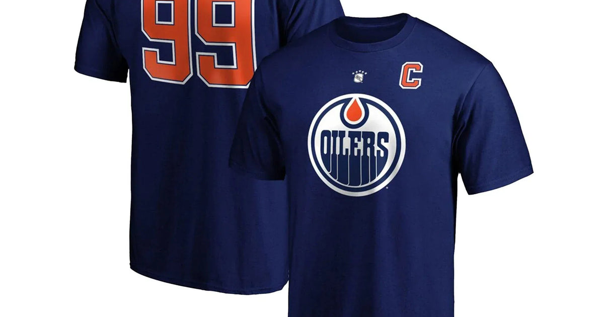 Fanatics Edmonton Oilers Authentic Stack N & N Gretzky