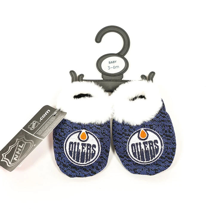 FOCO NHL Polyknit Infant Slippers - Edmonton Oilers