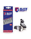 Elite Hockey Silver Wax Hockey Laces