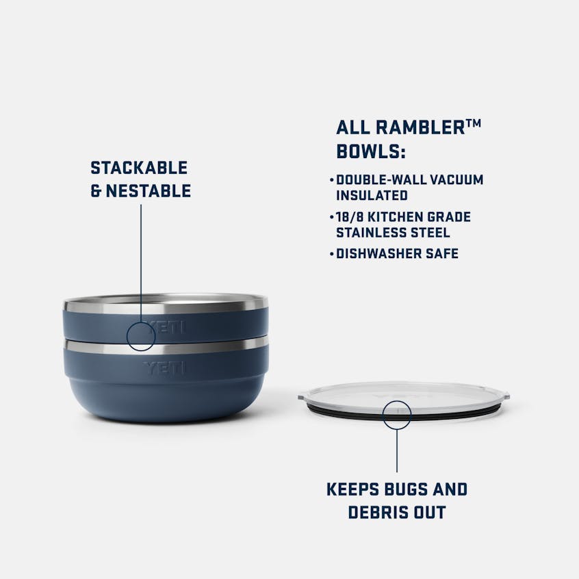Yeti Rambler 3.6 Qt Insulated Low Bowl