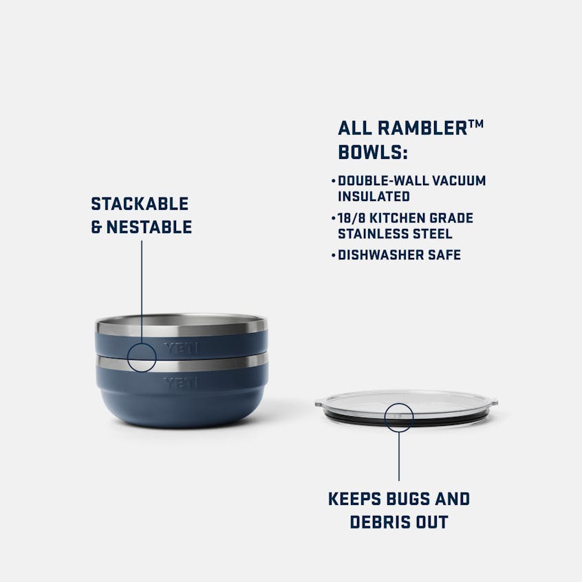 Yeti Rambler 1.6 Qt Insulated Low Bowl