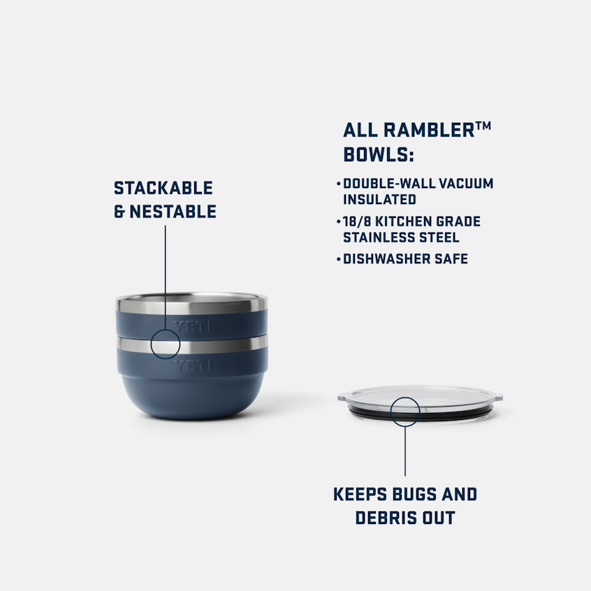 Yeti Rambler Insulated Low Bowl 1 QT