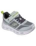 Skechers Glide-Step Lights Gray/Lime profile