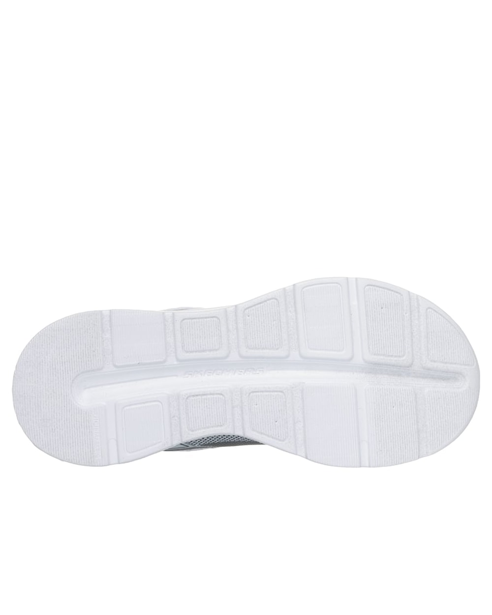 Skechers Glide-Step Lights Gray/Lime outsole