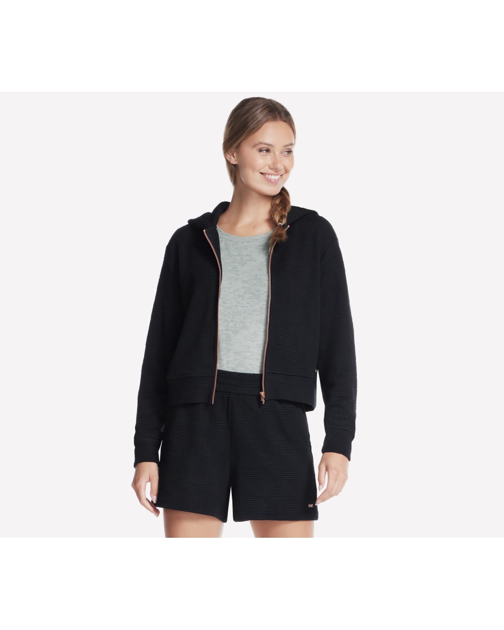 Skechers Women's GO WALK Everywhere Diamond Full Zip Jacket