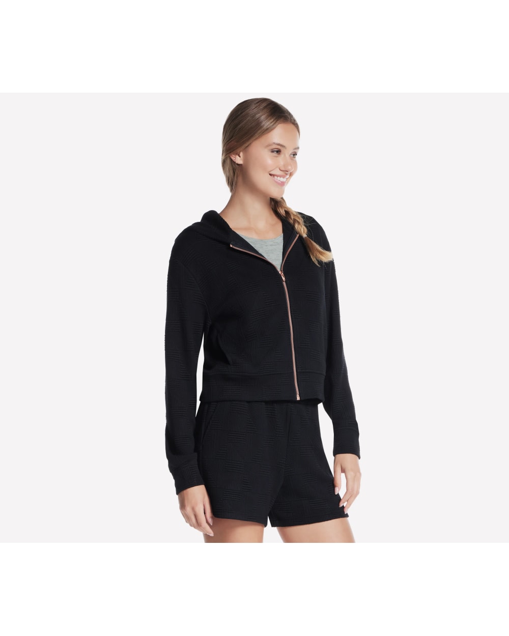 Skechers Women's GO WALK Everywhere Diamond Full Zip Jacket