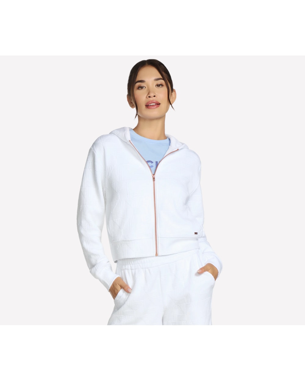 Skechers Women's GO WALK Everywhere Diamond Full Zip Jacket