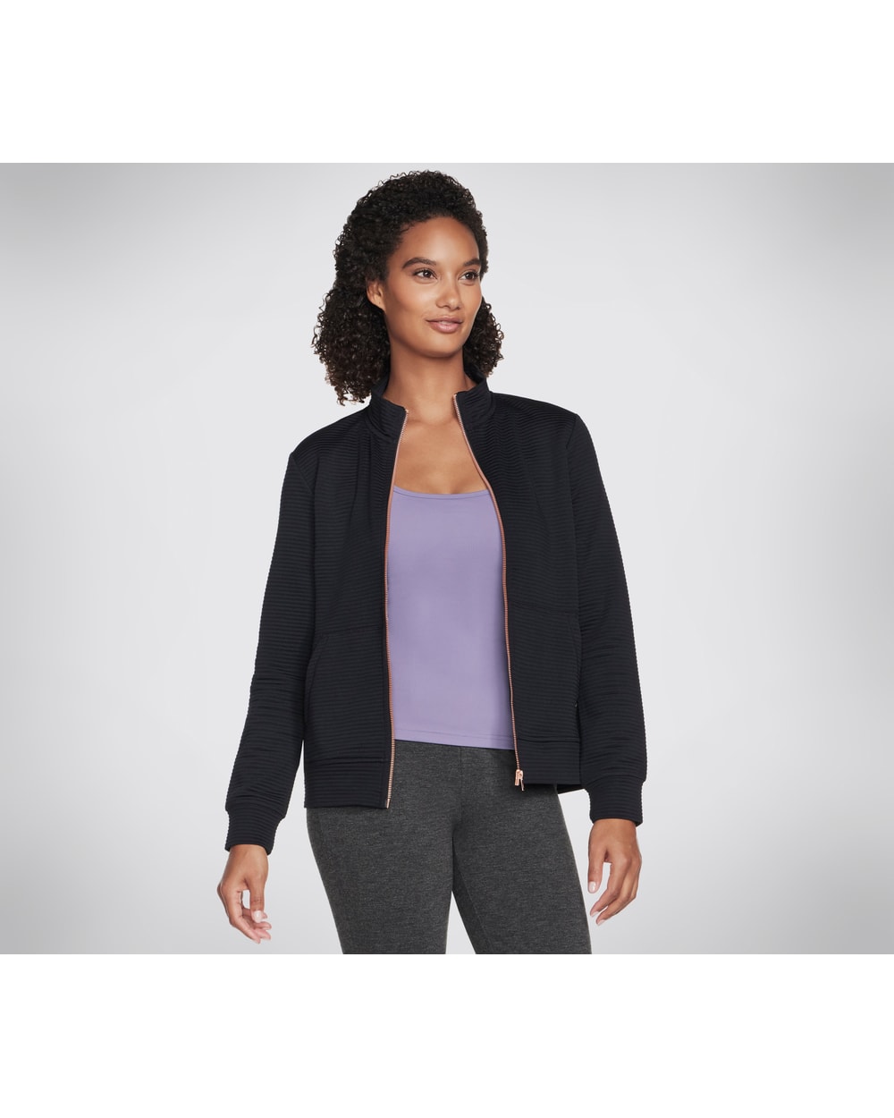 Skechers Women's The Hoodless Hoodie GOwalk Everywhere Jacket
