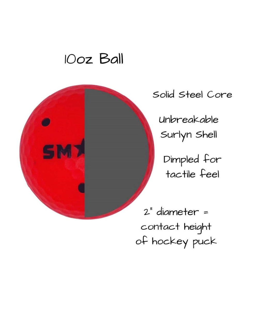 Sidelines Sports Smarthockey Ball