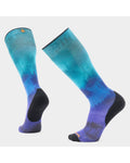 Smartwool Men's Ski Compression Print Over The Calf Socks - Black